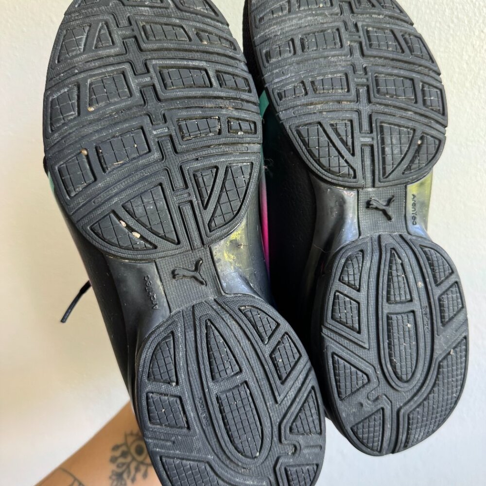 PUMA Black Rainbow Gradient Sneakers Women’s 9.5 (EUR 40.5) - Picture 5 of 9